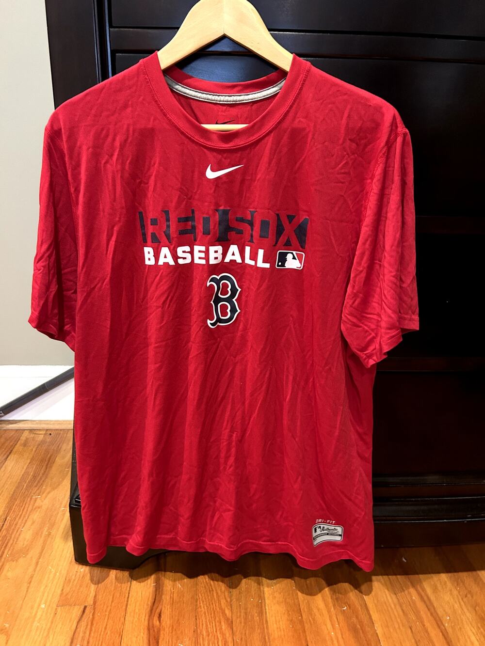 Nike Authentic Boston Red Sox Performance Dri FIt Training T-shirt MLB Size XL
